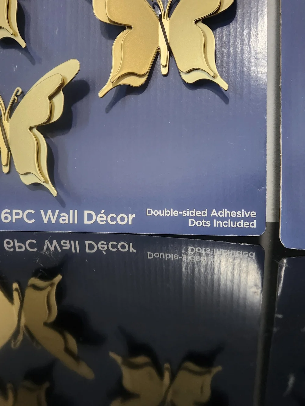 Gold Butterfly Wall Décor - 6PC